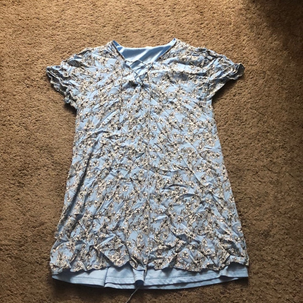 Floral oversized dress